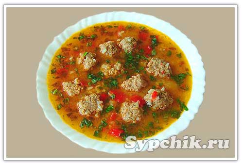 Рецепт приготовления супа с фрикадельками с фото