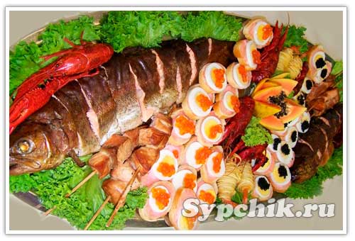 Блюда с рыбой и морепродуктами