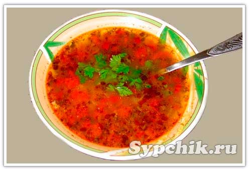Рецепт приготовления супа харчо с фото